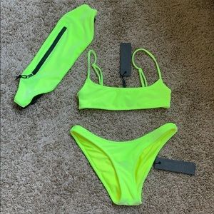 triangl dreamland lemon twist bikini